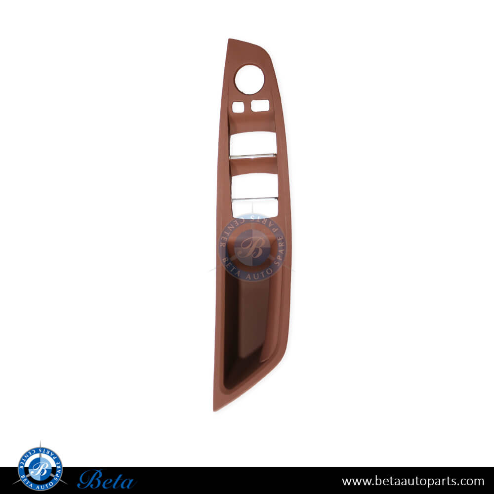 Door Handle Switch Cover Brown for BMW 5 Series F10 2010-2016 models, Part Number 51417261933 Door Handle Switch Cover Brown for BMW 5 Series F10 2010-2016 models, Part Number 51417261933